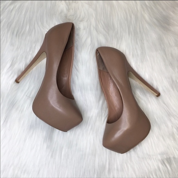 Steve Madden Deja Vu Heels Neutral Blush Stiletto - Picture 4 of 9